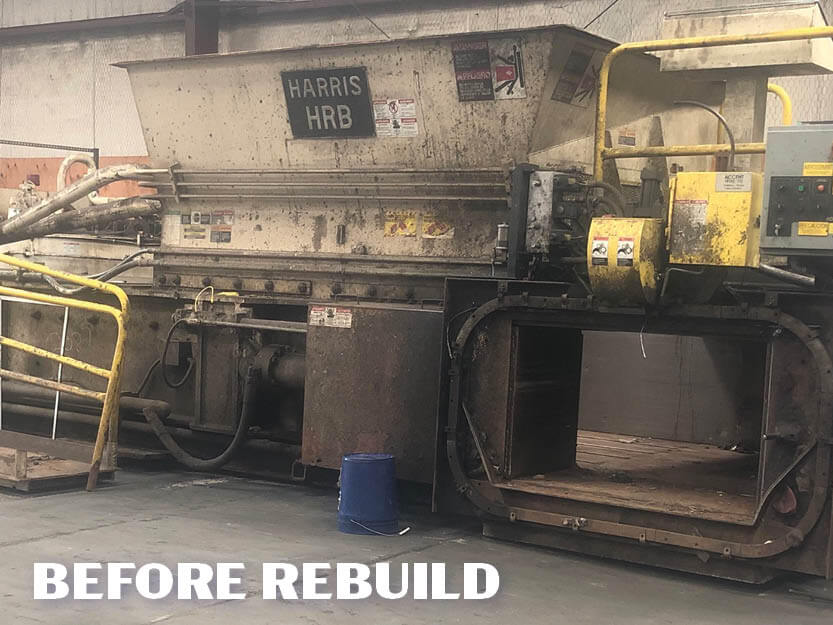 baler before rebuild